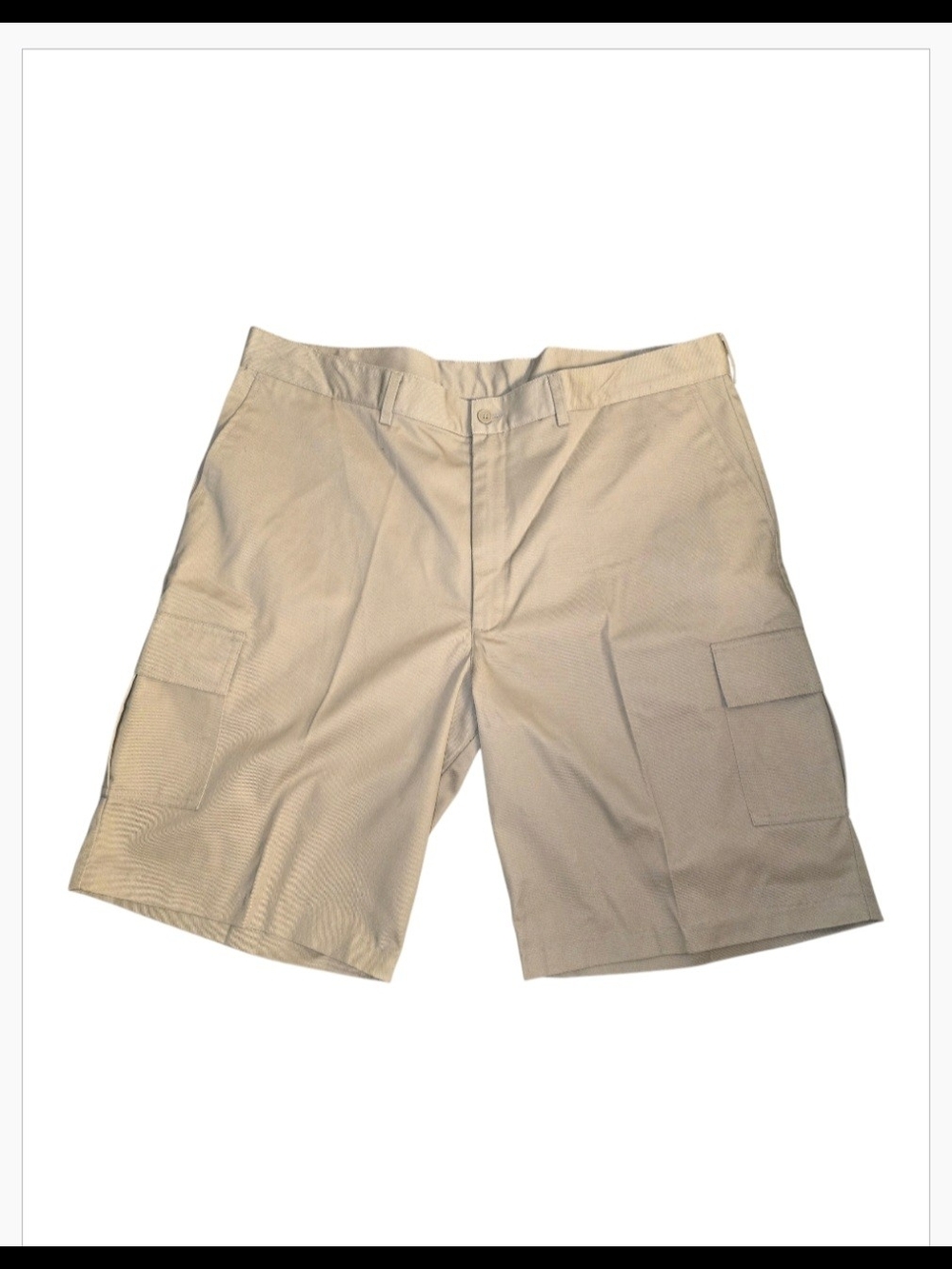 Edwards Men's Khaki Cargo Shorts - Classic Utility Style,42